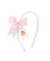 Sweet Wink Little and Big Girls Pumpkin Embroidered Bow Headband