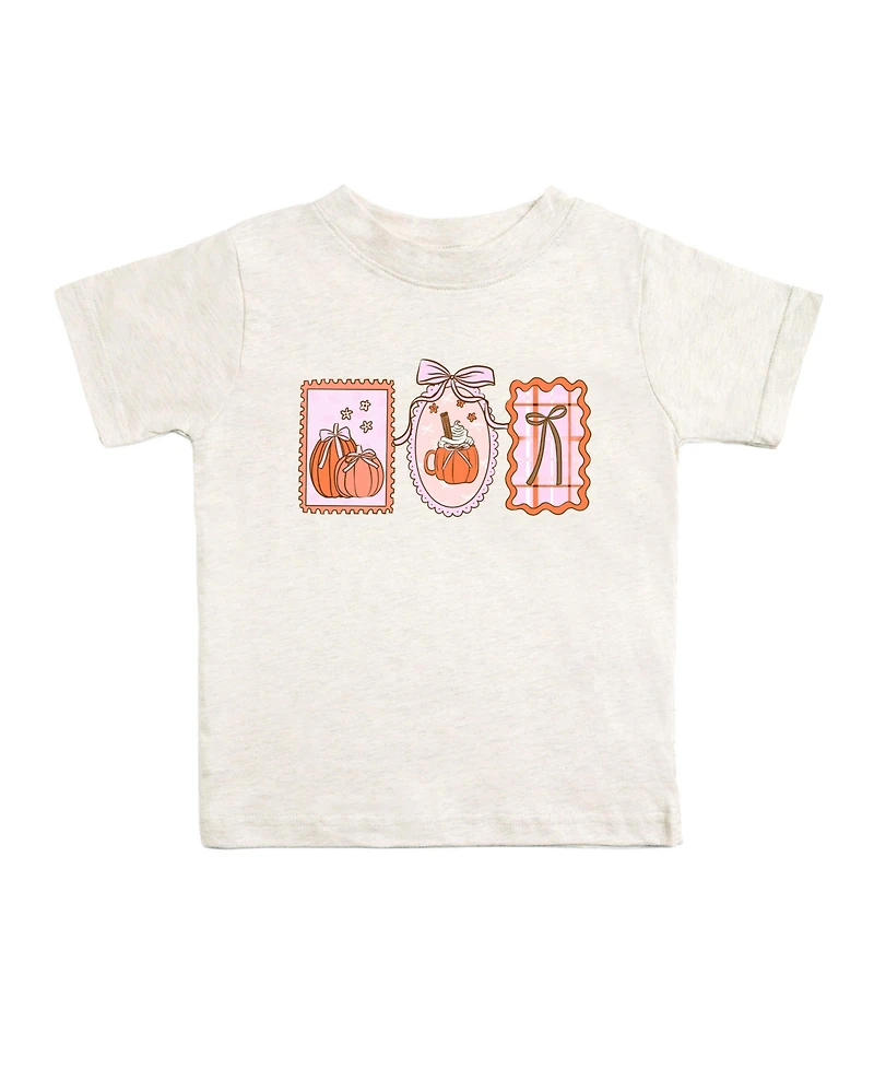 Sweet Wink Big Girls Pumpkin Cameo Short Sleeve T-Shirt