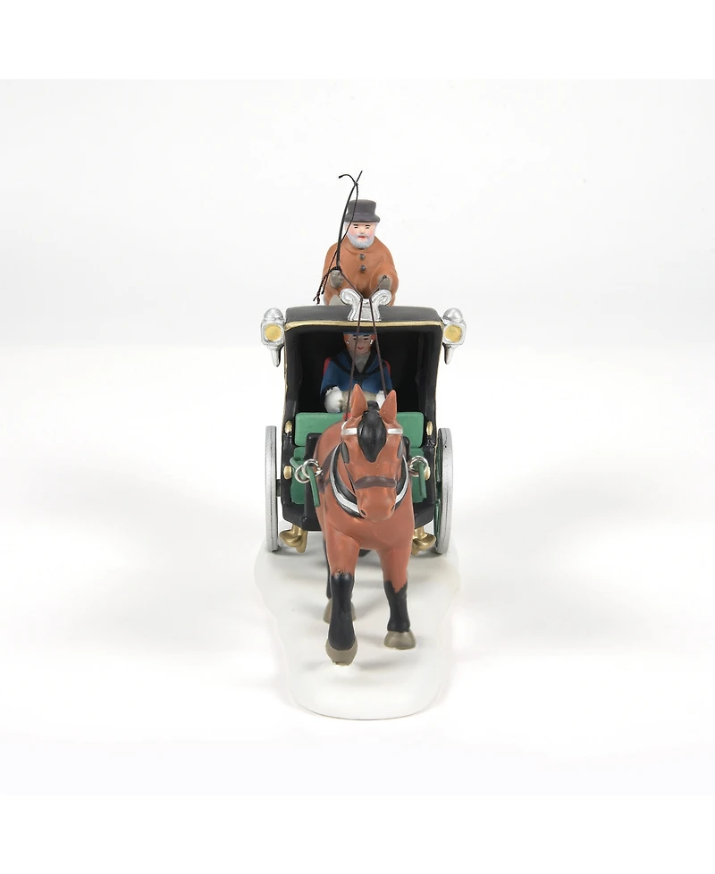 Department 56 Dickens Village Holiday Cab Ride Figure