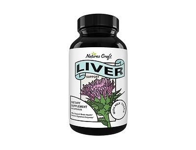 Liver Support Supplement, Support Gut Health, Nature's Craft, 60ct.