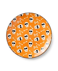 Certified International Halloween Pad Print Salad Plates, Set of 6