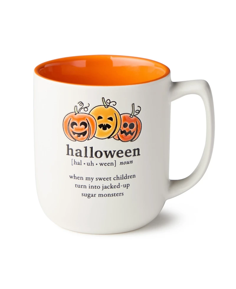 Certified International Halloween Words Mugs, Set of 4