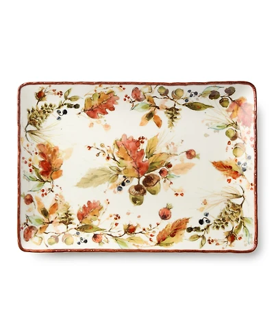 Certified International Autumn Meadows Rectangular Platter