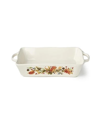 Certified International Autumn Meadows Medium Rectangular Baker