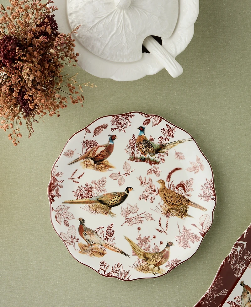Certified International Pheasant Grove Round Platter
