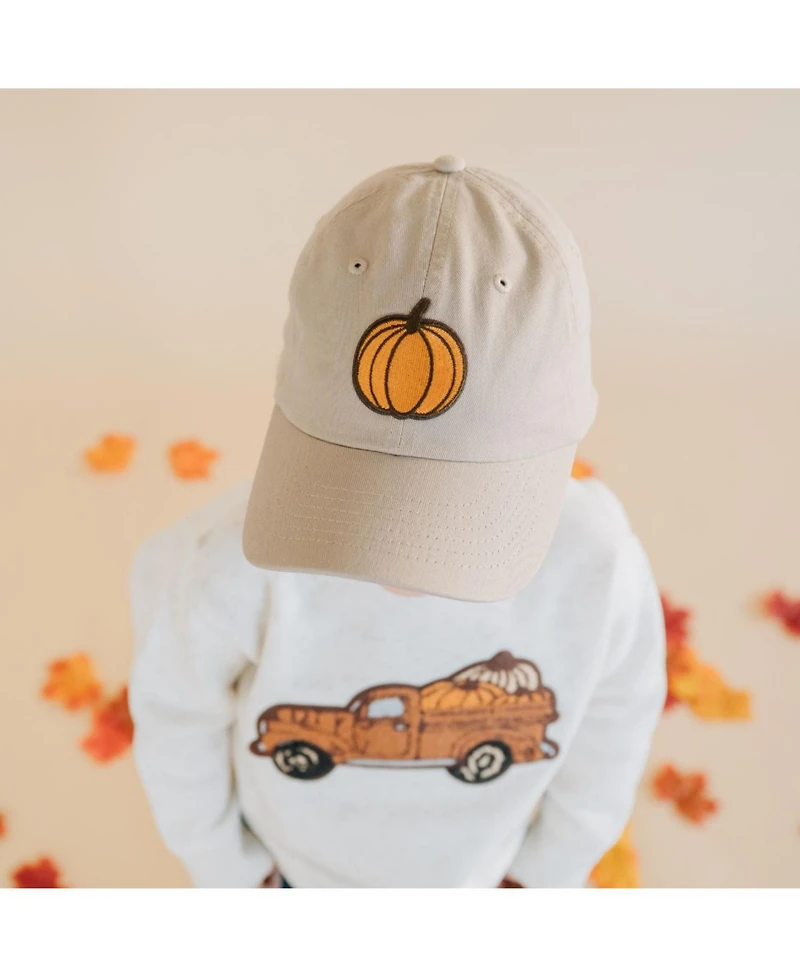 Sweet Wink Boys Embroidered Pumpkin Patch Baseball Hat