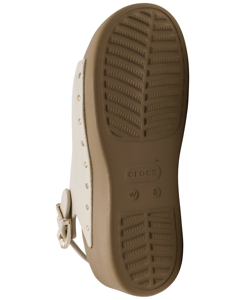 Crocs Women's Dylan Studded Platform Slide Sandals from Finish Line