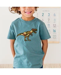 Sweet Wink Little Boys Camo Dino Patch Short Sleeve T-Shirt