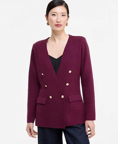 I.n.c. International Concepts Women's Sweater Blazer, Created for Macy's