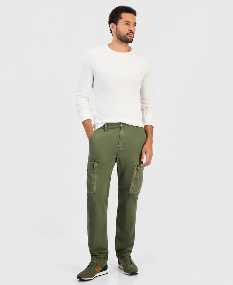Sun + Stone Men's Trent Straight-Fit Cargo Pants, Macy's Exclusive