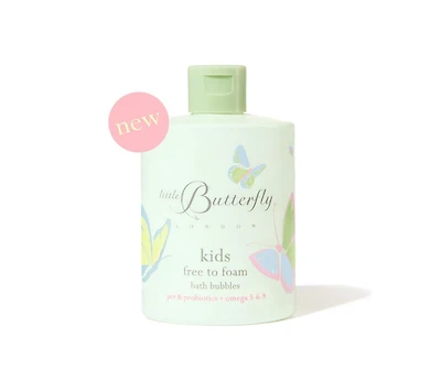Little Butterfly London Kids Free to Foam Bath Bubbles 300ml