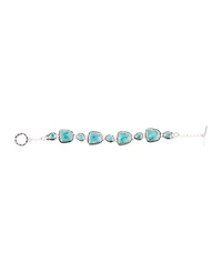 Barse Sedona Blue Turquoise and Silver Toggle Bracelet