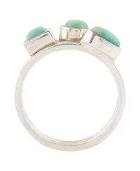 Barse Silver Blue Turquoise Stackable Ring