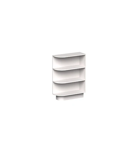 Boyel Living 24"W x 9"D Base End Shelf Cabinet, Ready to Assemble Kitchen Cabinet with Solid Wood Frame, Soft-Close Slides and Hinges