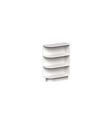 Boyel Living 24"W x 9"D Base End Shelf Cabinet, Ready to Assemble Kitchen Cabinet with Solid Wood Frame, Soft-Close Slides and Hinges