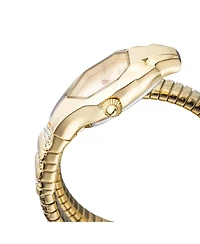 Just Cavalli Women's Glam Snake Quartz Ip Stainless Steel Bracelet Watch