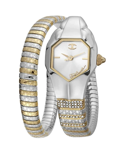 Just Cavalli Women's Glam Snake Quartz Stainless Steel Bracelet Watch