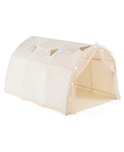 Hongge Glow-in-the-Dark Stars Twin Bed Flannel Canopy Tent, Ages 3+