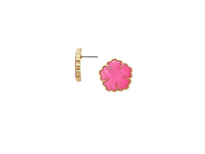 Rivka Friedman 18K Gold Plated Flower Studs