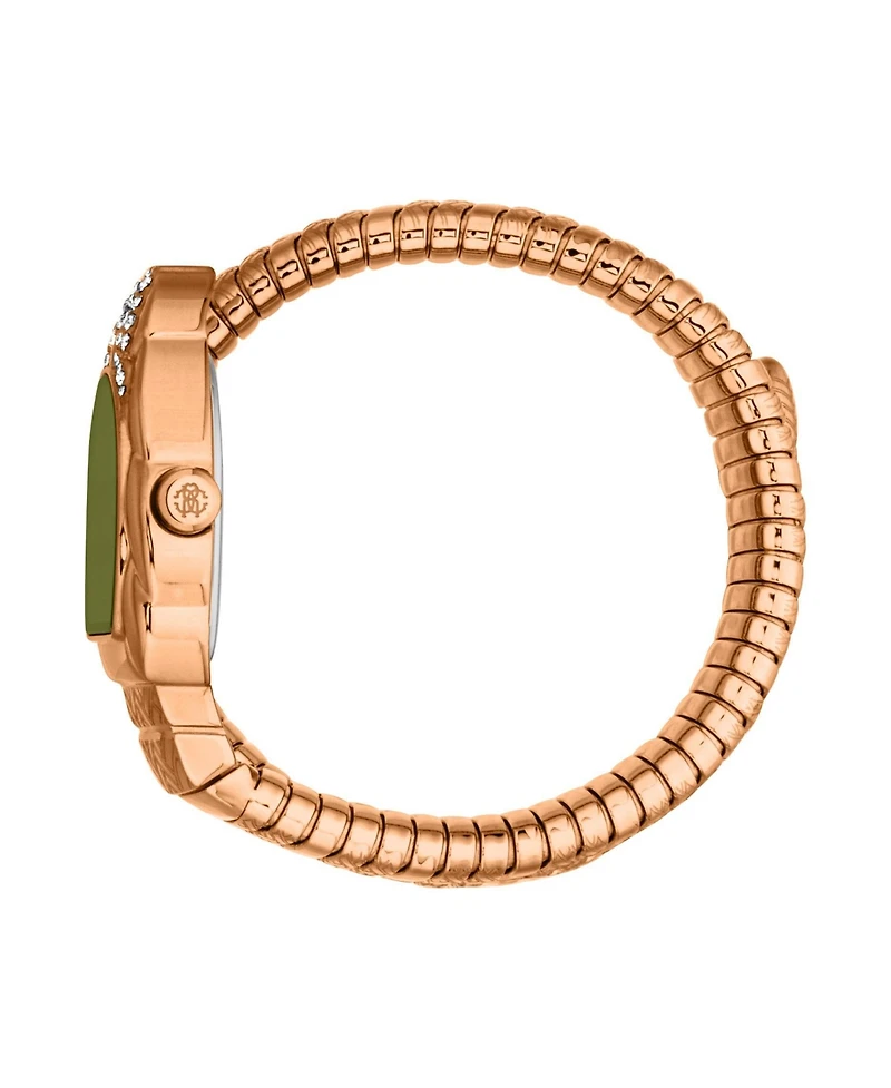 Roberto Cavalli Women's Aurora Quartz Ip Stainless Steel Bracelet Watch