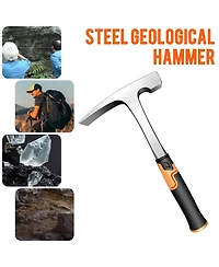 Xdovet Mason Brick Hammer Forged Steel Shock Reduction Handle