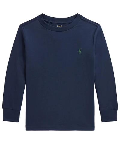 Polo Ralph Lauren Toddler and Little Boys Cotton Jersey Long-Sleeve T-shirt