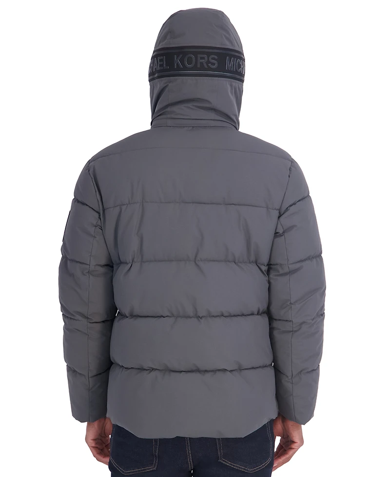 Michael Kors Men's Logo Parka Regular-Fit Jacket