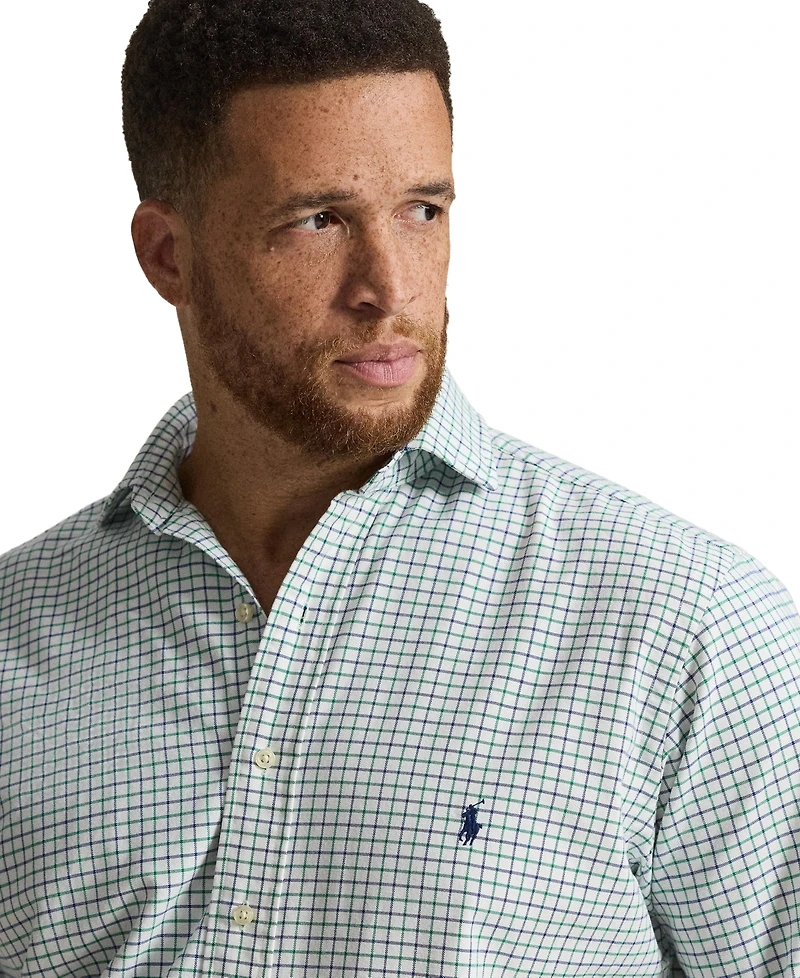Polo Ralph Lauren Men's Big & Tall Tattersall Oxford Shirt