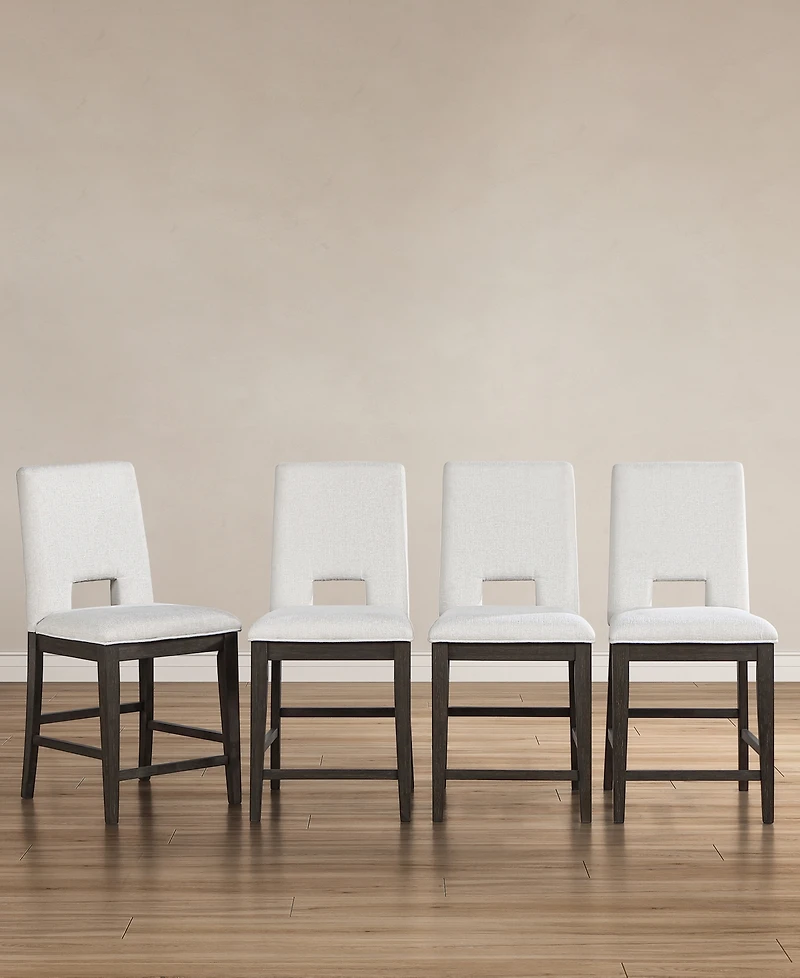 Summit 4-Piece Counter Chair Set, Macy's Exclusive