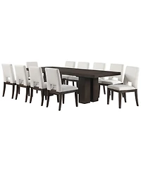 Summit 11-Piece Dining Set (Table & 10 Side Chairs), Macy's Exclusive