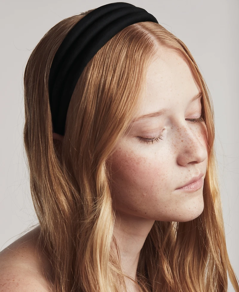 Each Jewels Women's Michelle Triple Piped Quilted Satin Sculptural Headband