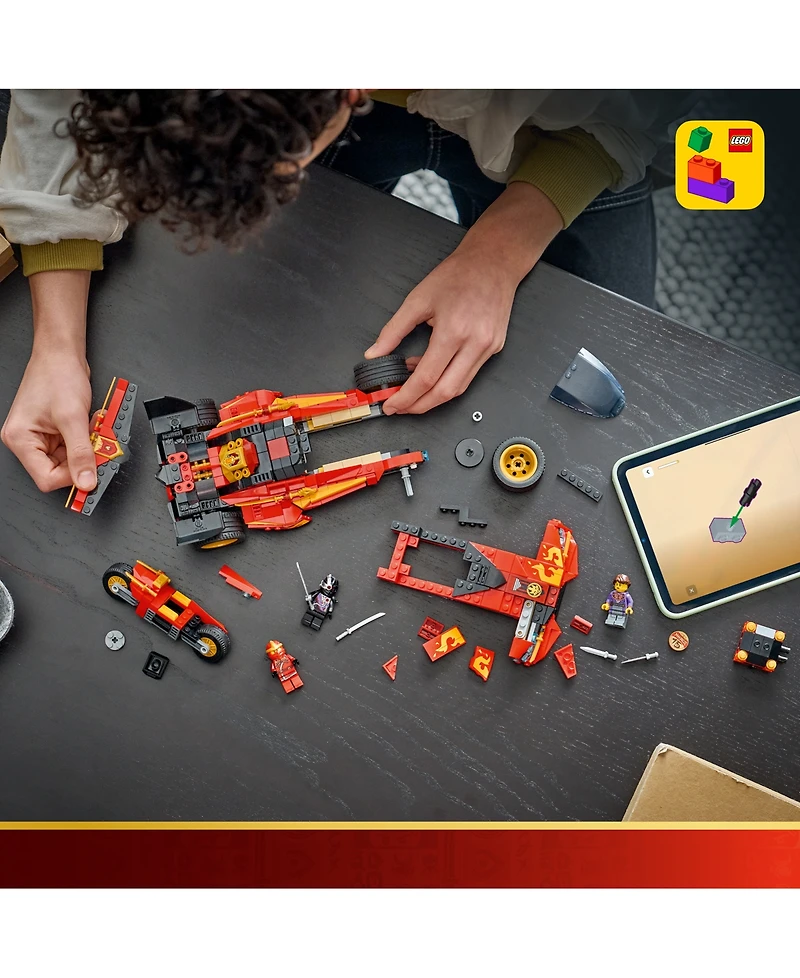 Lego Ninjago 15th Anniversary 2-in-1 X-1 Ninja Charger 71867 691-Piece Building Set, Ages 14+