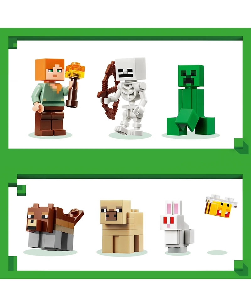 Lego Minecraft First Night Adventure 21593 301-Piece Building Set, Ages 8+