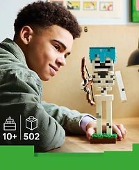 Lego Minecraft The Skeleton 21594 502-Piece Building Set, Ages 10+