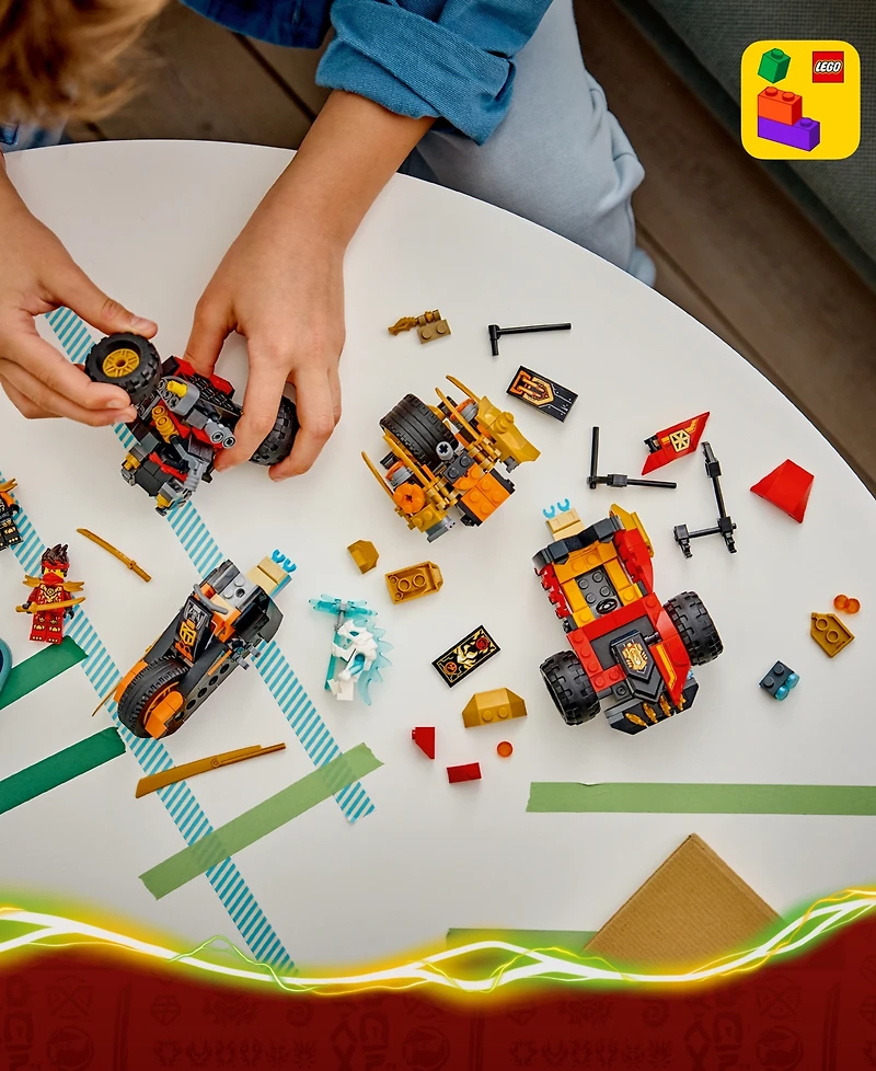 Lego Ninjago Kai and Cole's Combiner Vehicles 71864 394-Piece Building Set, Ages 7+