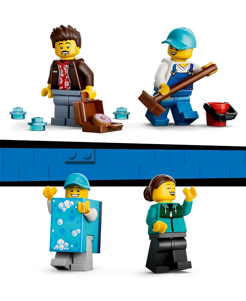 Lego City Drive-Through Car Wash 60497 583-Piece Building Set, Ages 6+