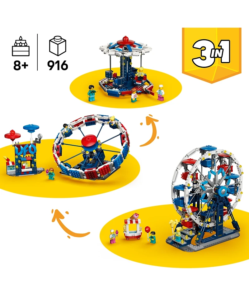 Lego Creator Iconic Ferris Wheel 31389 916-Piece Building Set, Ages 8+