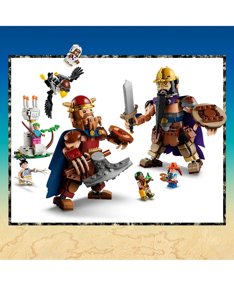 Lego One Piece Dorry vs. Brogy – Giants of Little Garden 75644, 733-Piece Building Set, Ages 9+