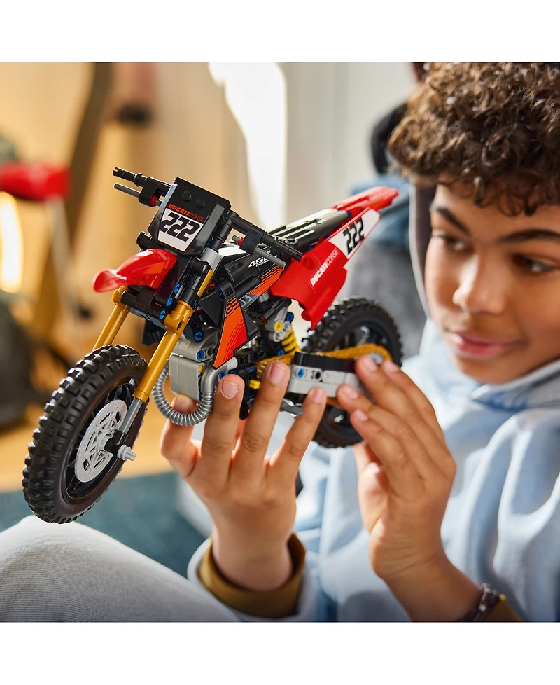 Lego Ducati Desmo450 Mx Factory Motorcycle 42238 457-Piece Building Set, Ages 10+