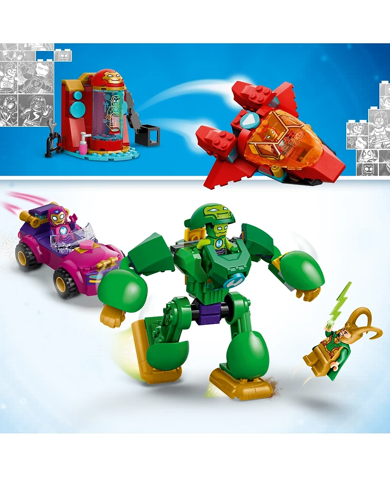 Lego Marvel Iron Man and His Awesome Friends Loki vs. Team Iron Man 11211 204-Piece Building Set, Ages 4+