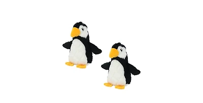Mighty Jr Arctic Penguin 2 Pack, Durable Plush Squeaky Dog Toy