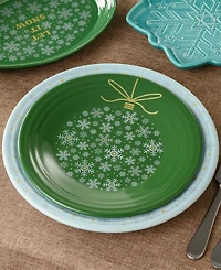 Fiesta Jade Snowflakes Luncheon 9" Ornament Plate, Exclusively at Macy's