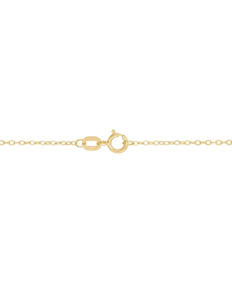 Grown With Love Lab-Grown Sapphire (7/8 ct. t.w.) & Diamond (5/8 Necklace 10k White Gold (Also Available Ruby Emerald)
