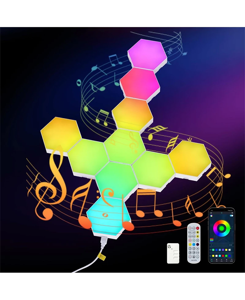 Yobtop Hexagon Lights Led Wall Panels