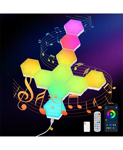 Yobtop Hexagon Lights Led Wall Panels