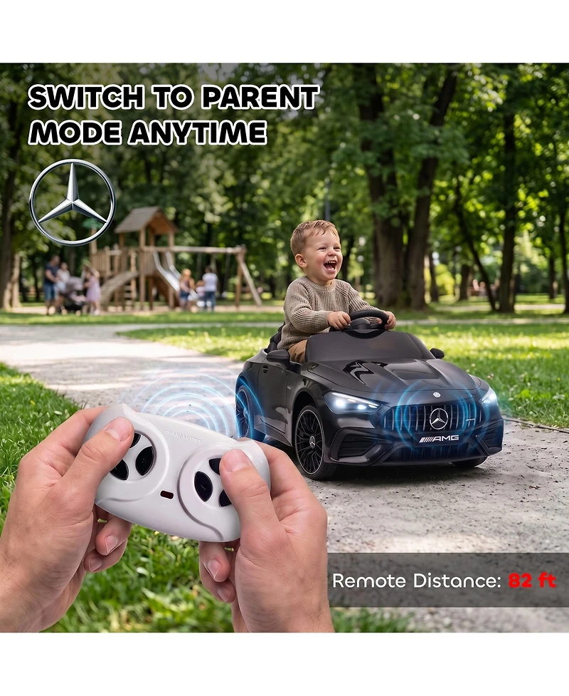 Qaba Licensed Mercedes Amg Cle 53 Electric Car for Kids with Remote,