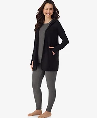 Cuddl Duds Women's Fleecewear with Stretch Long-Sleeve Hooded Wrap