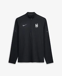 Nike Men's Black LA28 Summer Olympics Stride Raglan Dri-fit Half-Zip Pullover