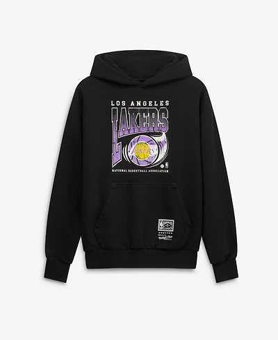 Mitchell & Ness Men's Black Los Angeles Lakers Ball Out Hoodie