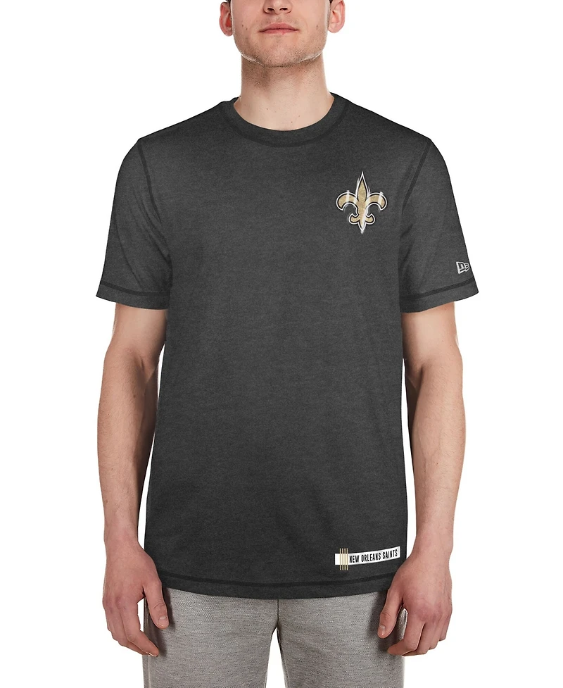 New Era Men's Heather Black Orleans Saints 2024 Nfl Training Camp T-Shirt